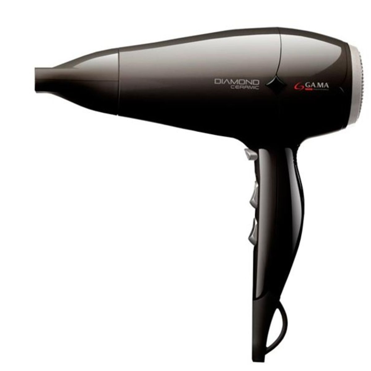 GAMA - SECADOR DE CABELLO DIAMOND CERAMIC STD 220 GAMA NEGRO