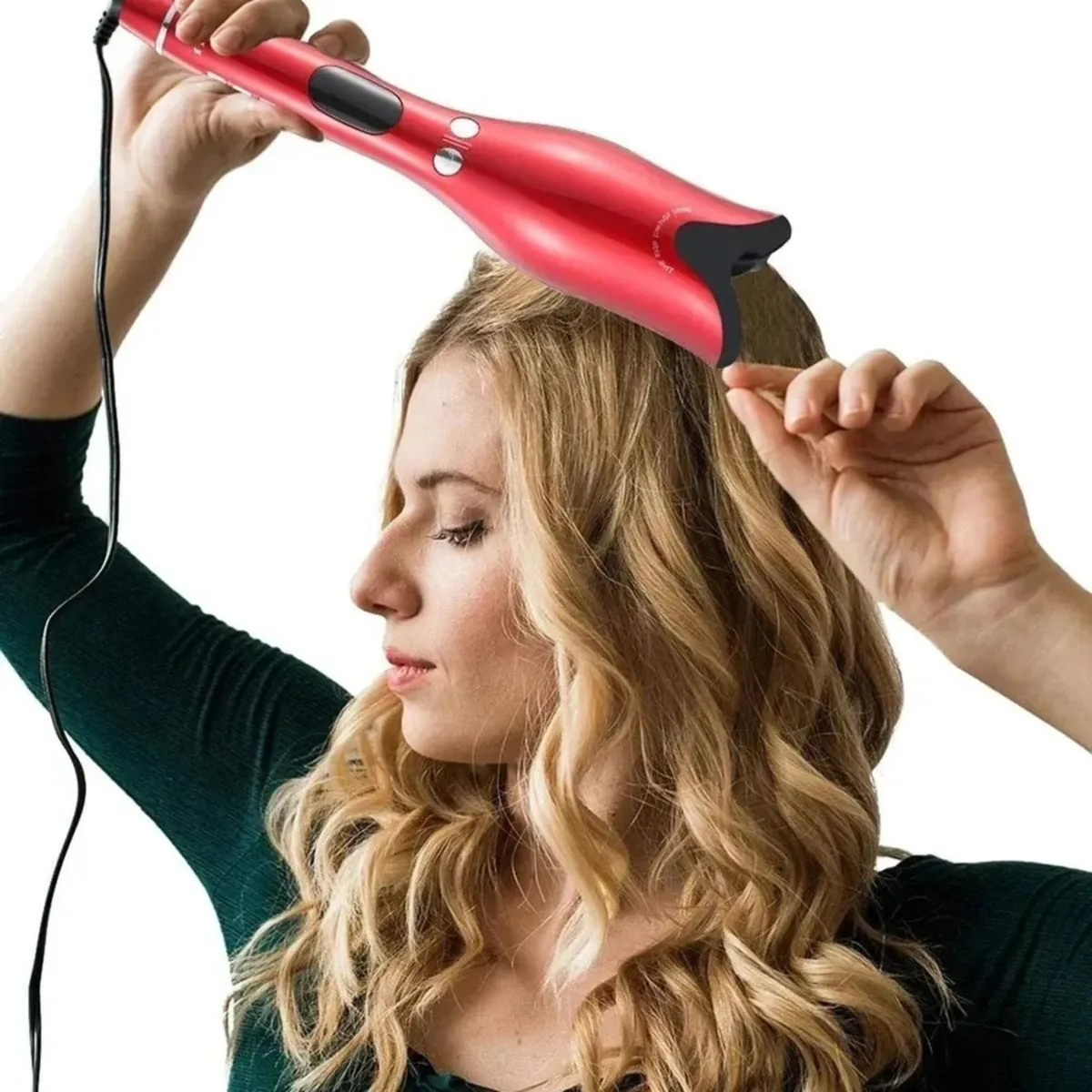 GENERICO - Rizador de Pelo Automático Profesional con Pantalla