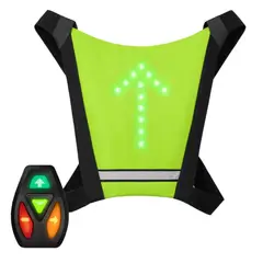 MOVI - Chaleco Señalizador LED para Bicicleta y Scooter Seguridad Total