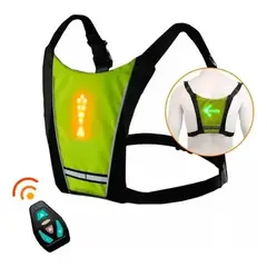 MOVI - Chaleco Señalizador LED para Bicicleta y Scooter Seguridad Total