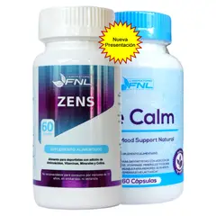 FNL - Be Calm 430 Mg - Armonía Y Balance - 2 Pack ( 120 Caps ) Natural / 2 Frascos