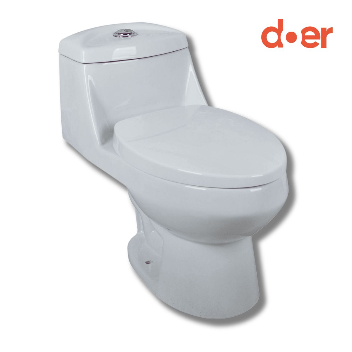 DOER - WC One Piece Tilcara Certificado doble descarga 4-6 litros Blanco