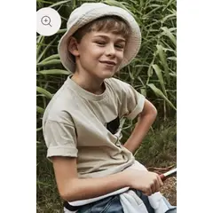 MAYORAL - Camiseta bolsillo contraste chico