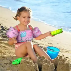 DEFENSOR FOREVER - Flotador Con Alitas para niñas, Chaleco de 2 A 6 Años diseño de Sirena