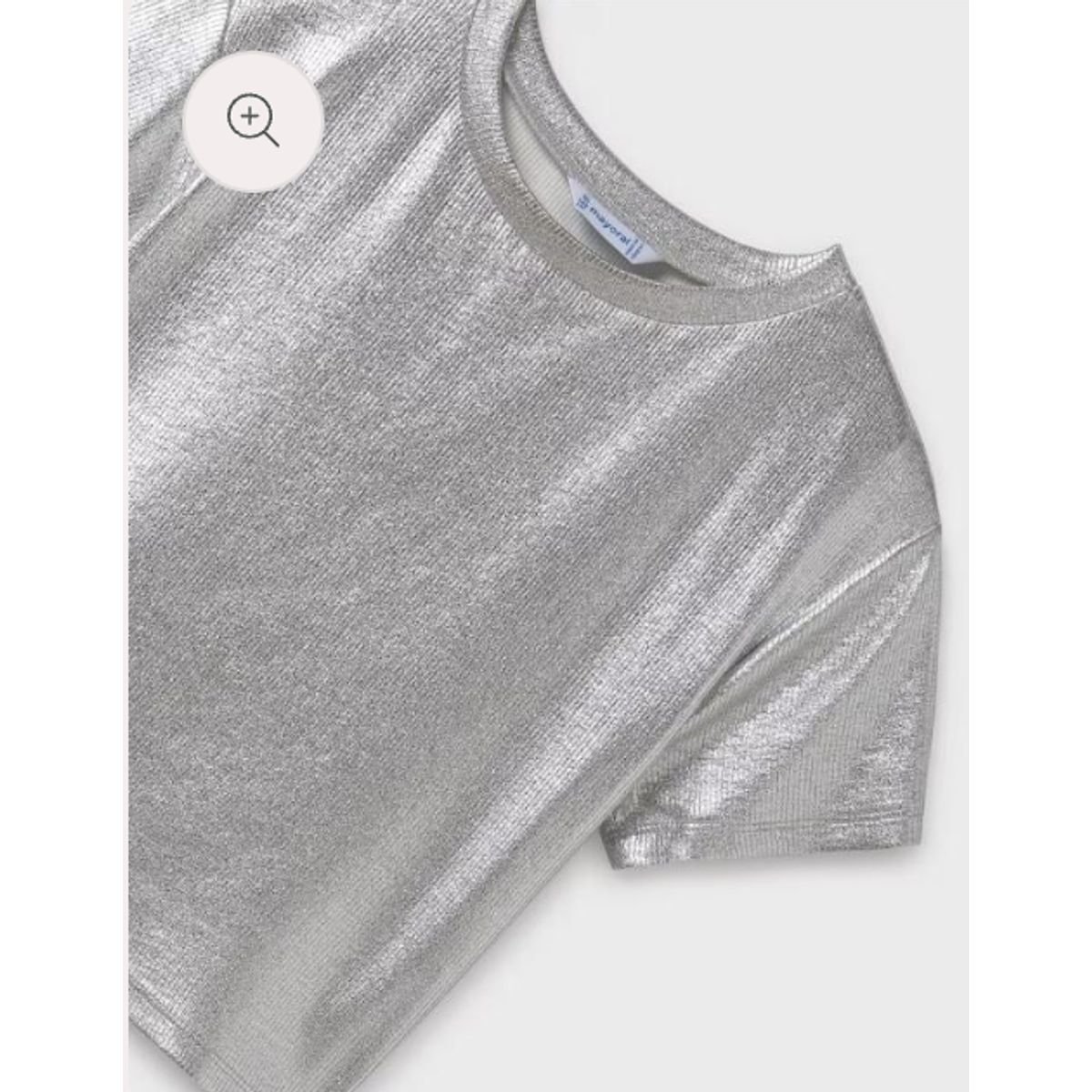 MAYORAL - Camiseta metalizada canalé chica