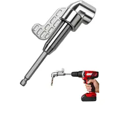 GENERICO - Taladro destornillador de ángulo largo con adaptador de 90 grados