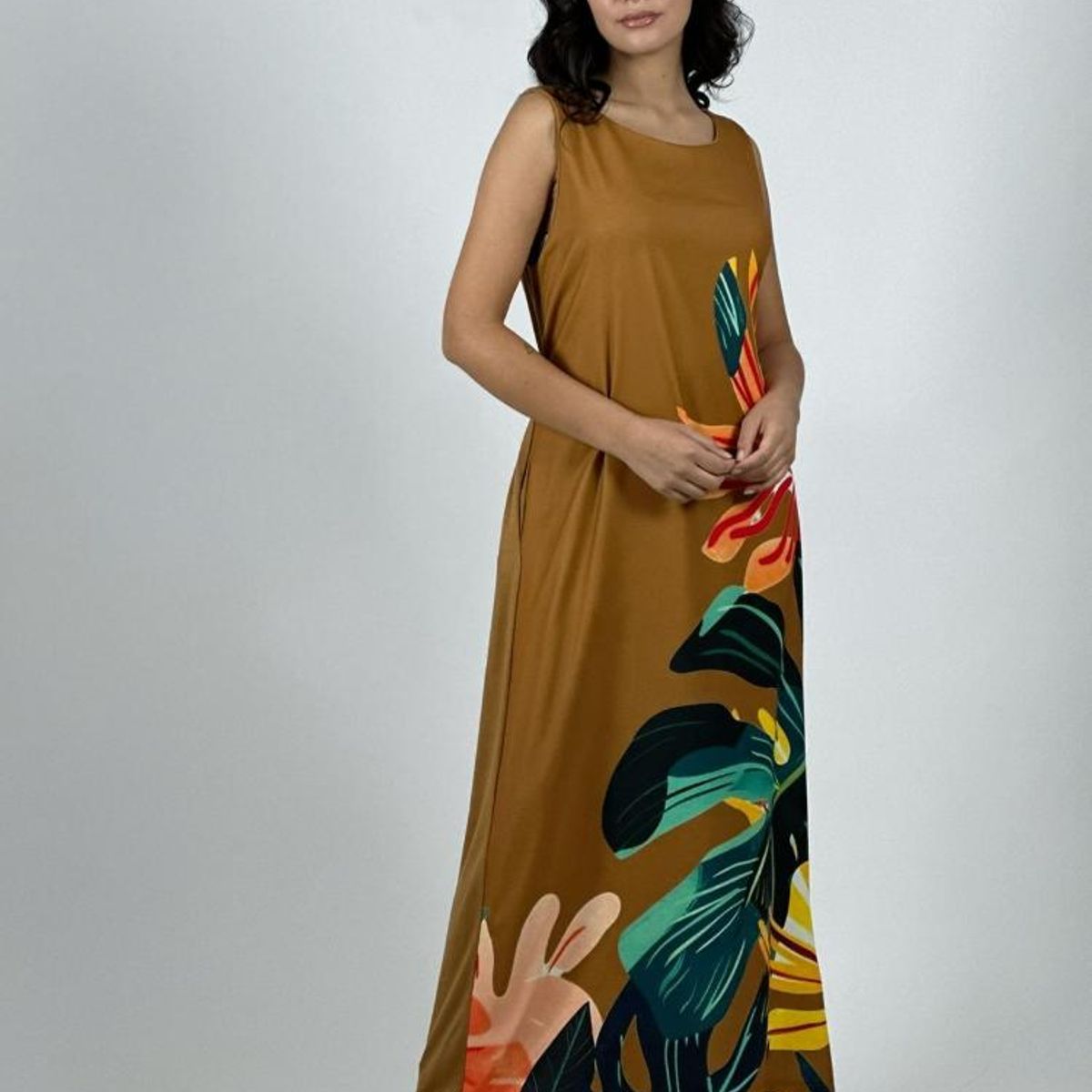 ENIGMATICA BOUTIQUE - Vestido Sublimado Hojas