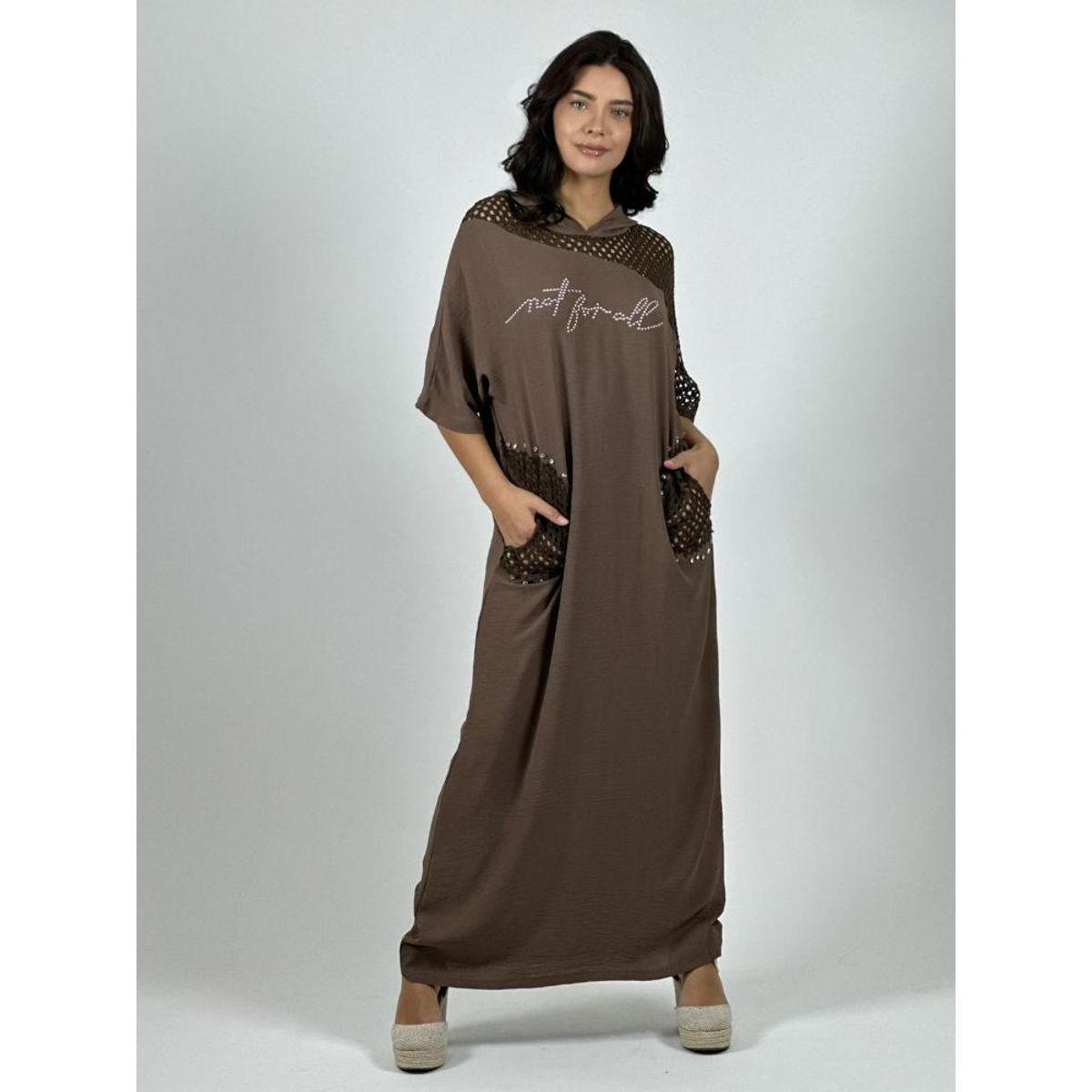 ENIGMATICA BOUTIQUE - Vestido Lino Largo Holgado