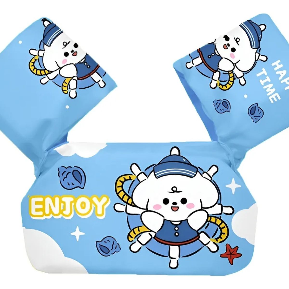 DEFENSOR FOREVER - Flotador Con Alitas para niñas, Chaleco de 2 A 6 Años diseño de Perrito.