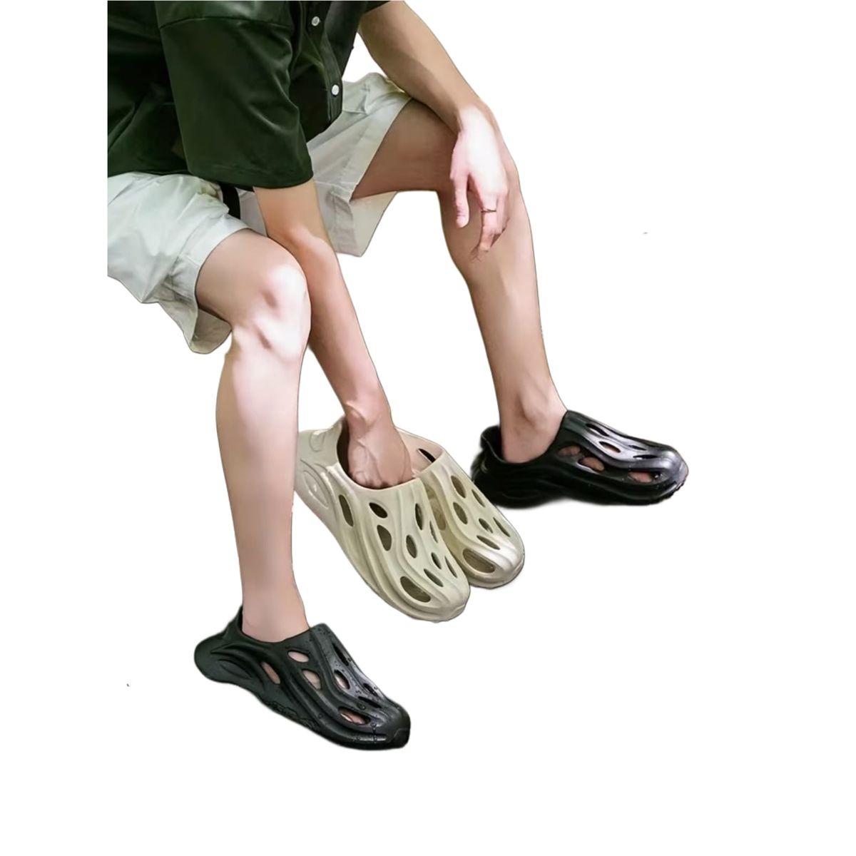 OMAS - Zapatillas Zueco  Hombre  EVA   Antideslizantes Zuecos Deportivos