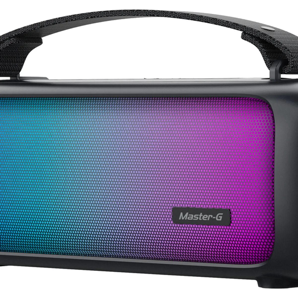 GENERICO - PARLANTE PORTÁTIL BLUETOOTH 2” LED RGB TWS MP3 RADIO FM MASTER-G MGGBOOM