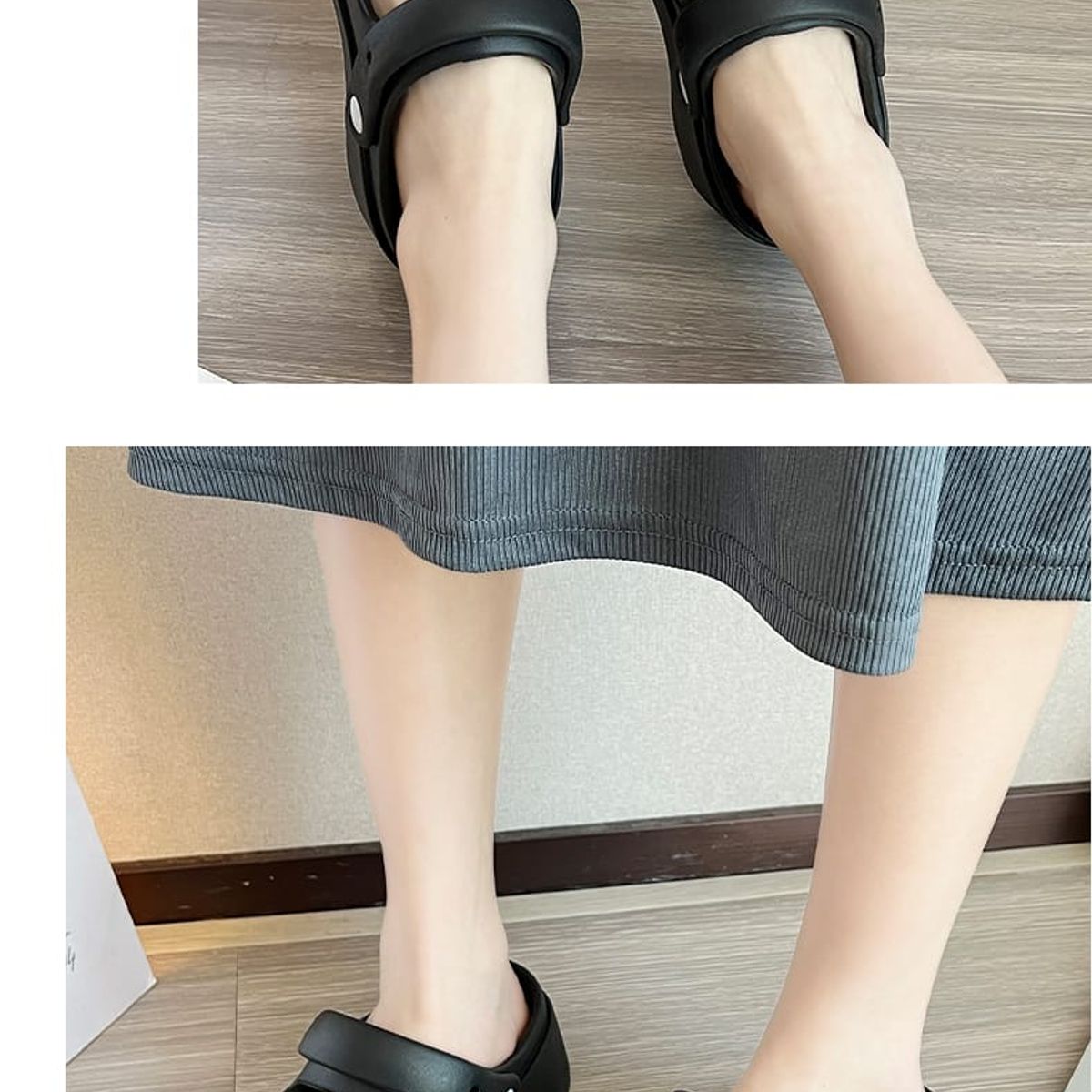 OMAS - Zuecos Plataforma Mary Jane Sandalias Zapatos Eva Antideslizantes