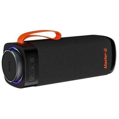 Imagen 2 del producto PARLANTE PORTÁTIL BLUETOOTH 30W IPX5 MP3 TWS RGB MASTER-G MGGYROSPLUSB Negro