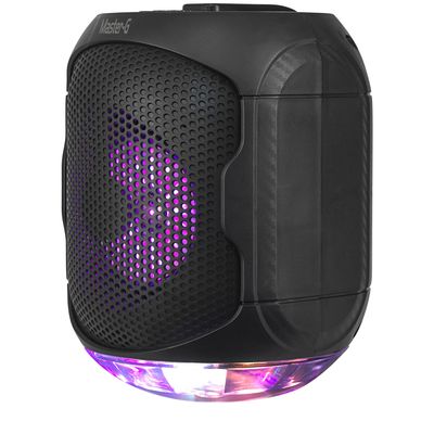 Imagen 2 del producto PARLANTE KARAOKE BLUETOOTH 4000W TWS LED RGB RADIO FM MP3 MASTER-G MGSPYDER Negro