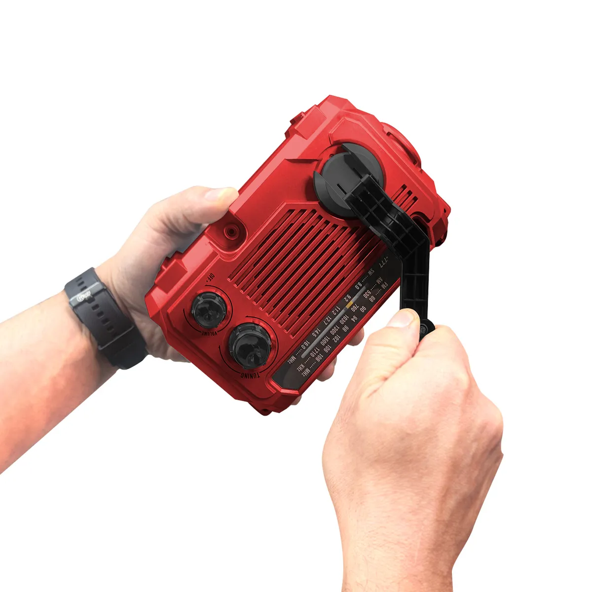 MLAB - RADIO EMERGENCIA C/ALERTA DESASTRE DINAMO SOLAR RECARG BT 5W RADIO FM MLAB 09583
