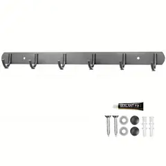 EINICIO - Perchero ParedPerchero De Acero Inoxidable Gris