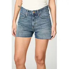 LEE - Short Mujer Rider Azul