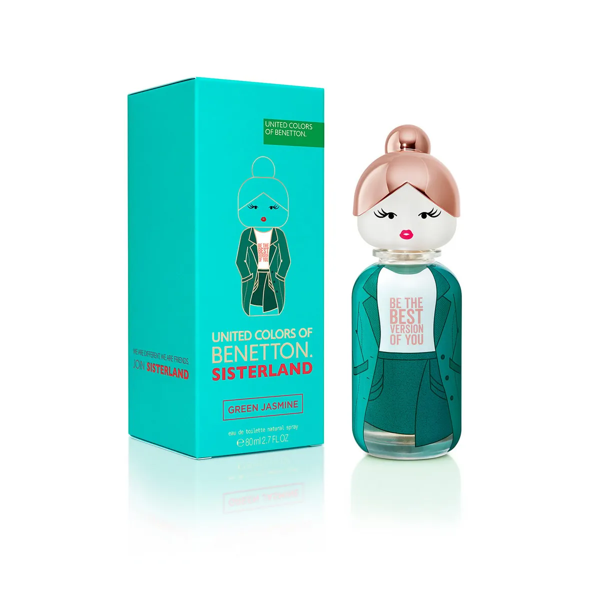 BENETTON - Perfume Mujer Sisterland Green Jasmine Edt 80 Ml Benetton