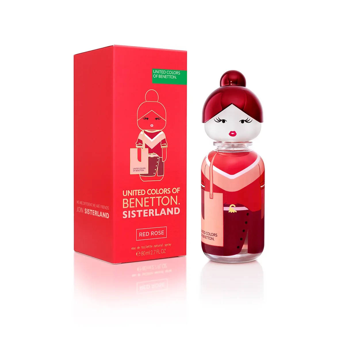 BENETTON - Perfume Mujer Sisterland Red Rose EDT 80 ml Benetton