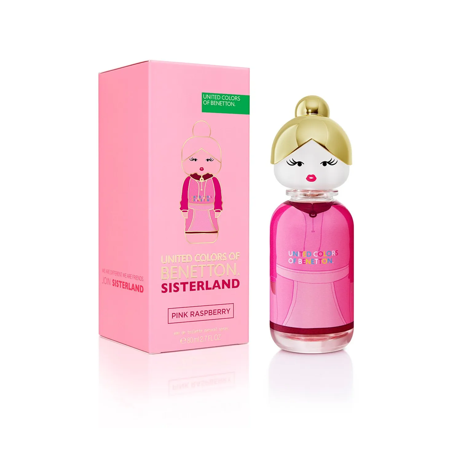 BENETTON Perfume Mujer Sisterland Pink Raspberry EDT 80 ml