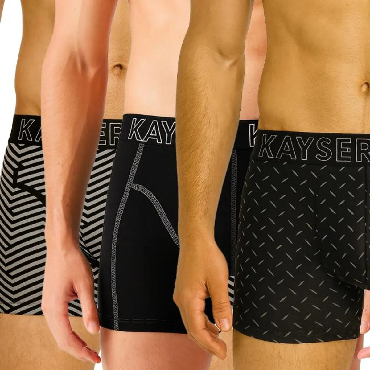 KAYSER - Pack 3 Bóxers Algodón P393237-NEG