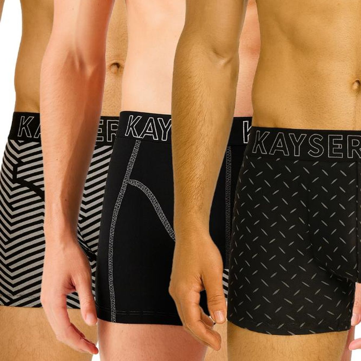 KAYSER - Pack 3 Bóxers Algodón P393237-NEG