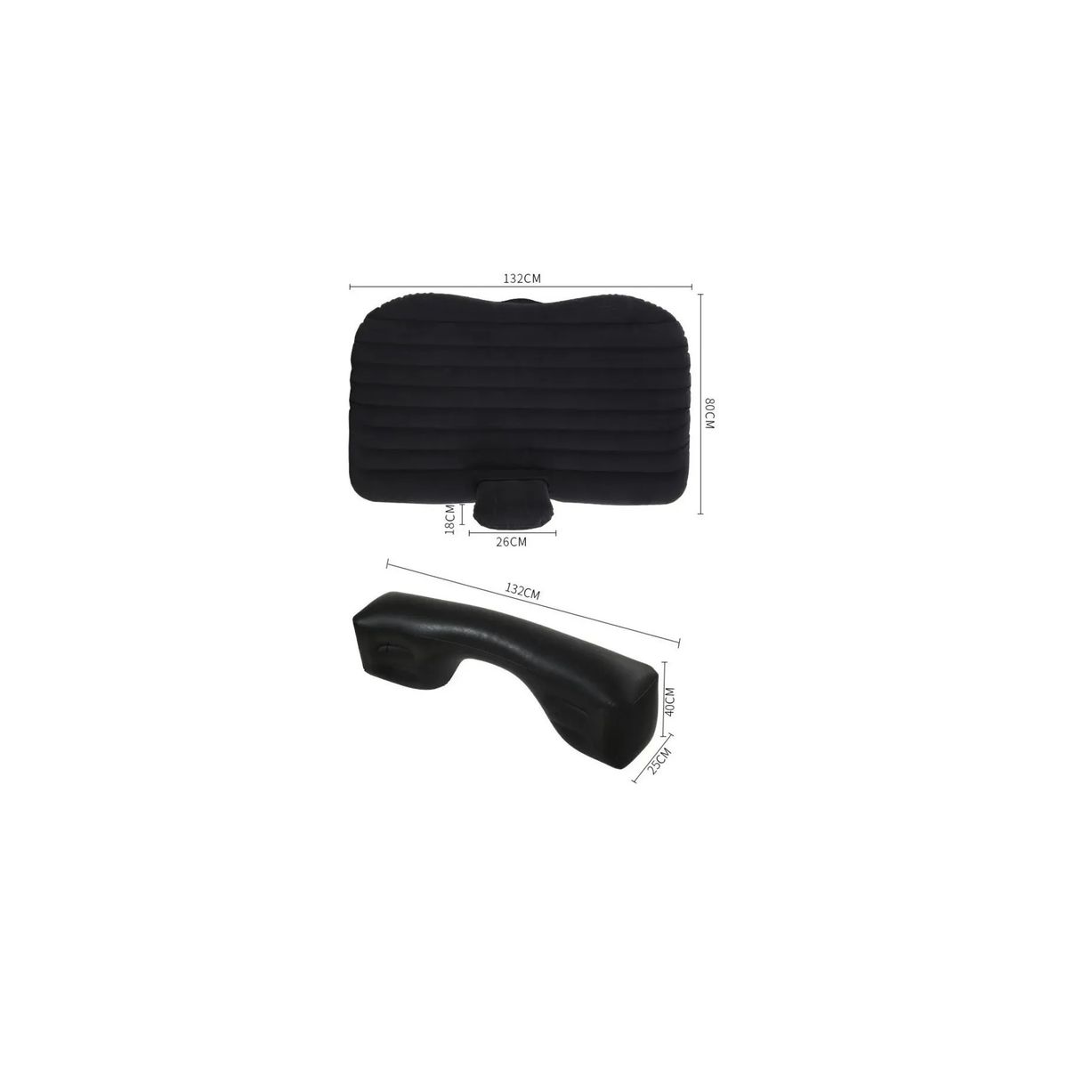 GENERICO - Colchon Inflable Portátil Para Coche De Camping