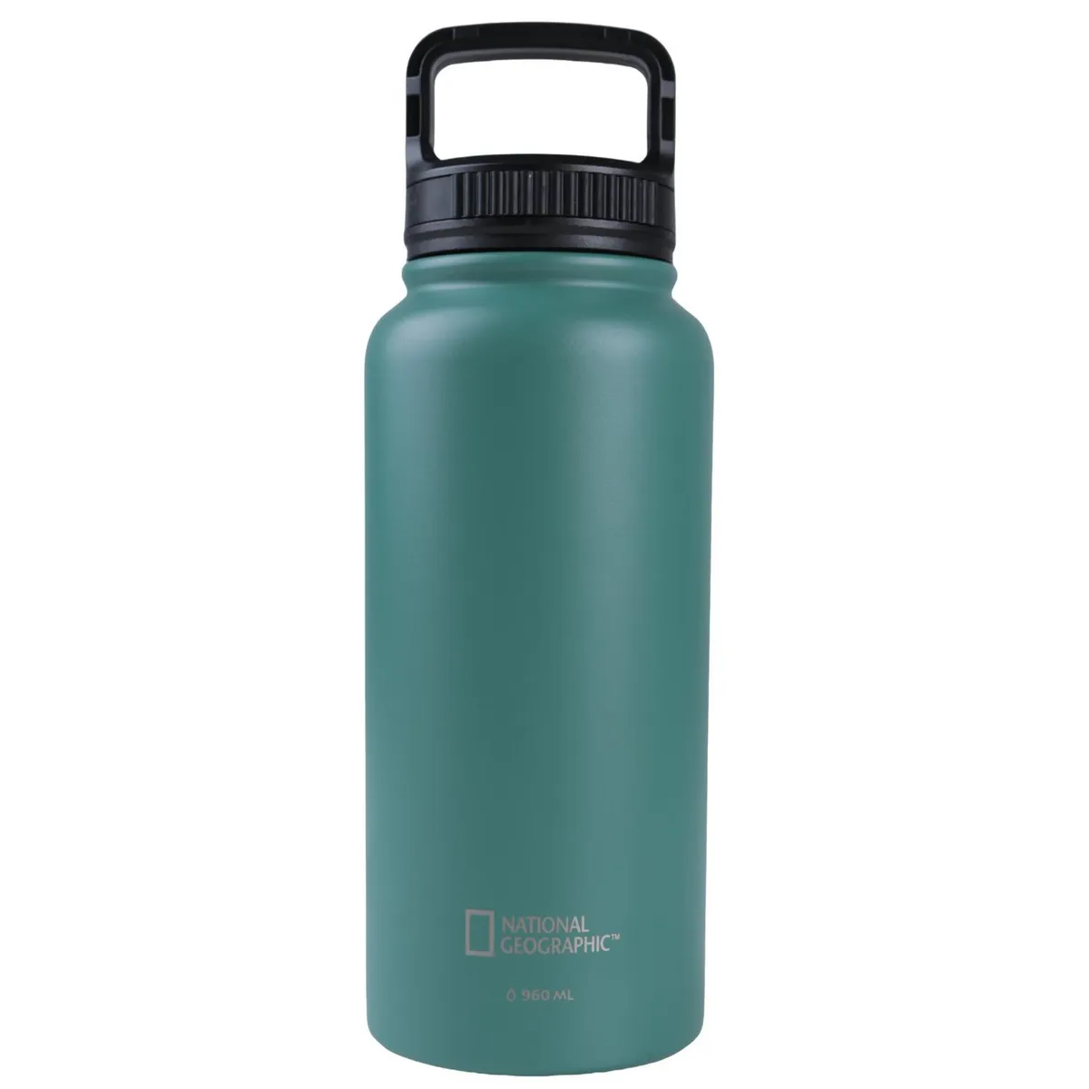 NATIONAL GEOGRAPHIC - Botella Metálica Térmica Boca Ancha 960ml Verde Agua