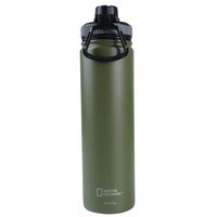 Botella Metálica Térmica Boca Angosta 750ml Verde Militar