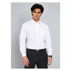 ARROW - Camisa Hombre Cuello Italiano Blanca Tailored Fit