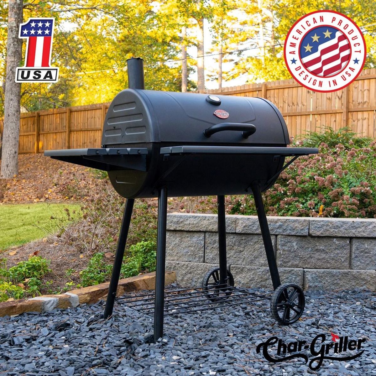 CHAR GRILLER - Parrilla a Carbón modelo Super Pro Char-Griller®