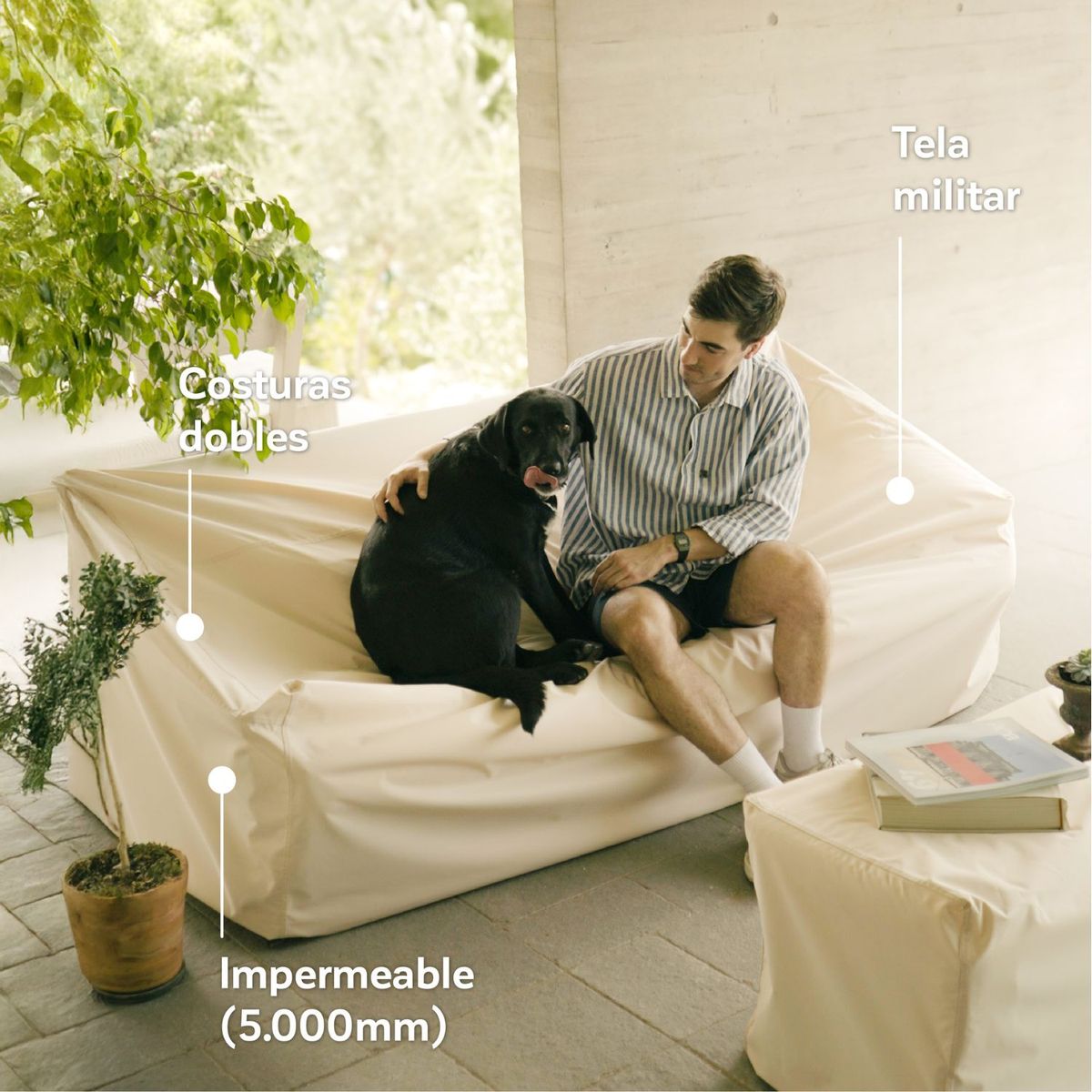 CWAGEN - Cobertor Funda de Reposera Simple M Tapado Covers - Wagen Covers