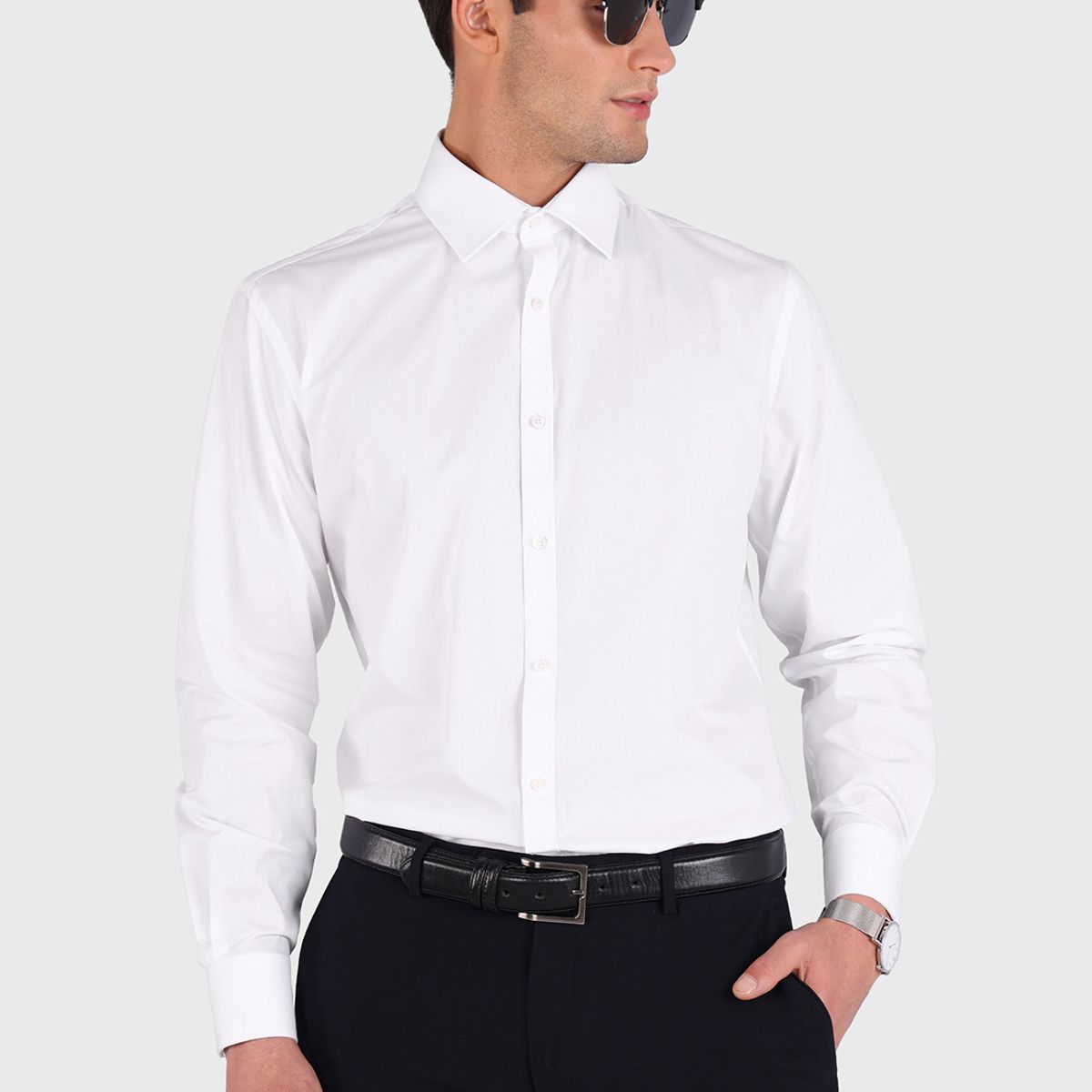 ARROW - Camisa Hombre Arrow Formal Blanca Tailored Fit ARROW