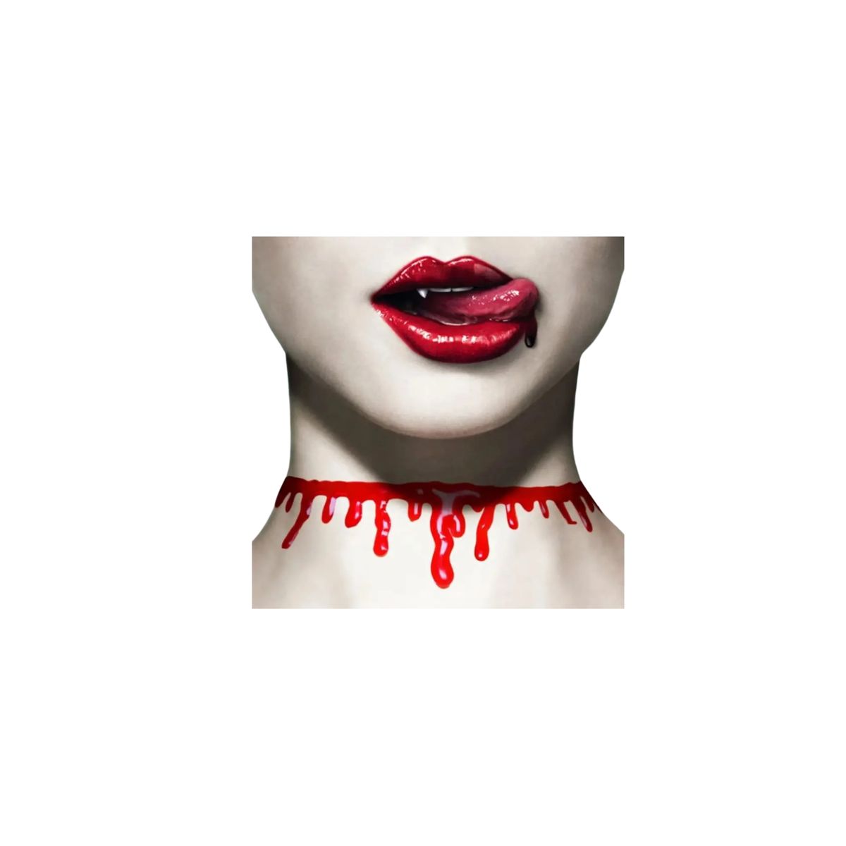 GENERICO - Collar De Sangre Accesorio Disfraz Halloween