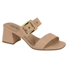 MODARE - Sandalias Taco Ancho Beige