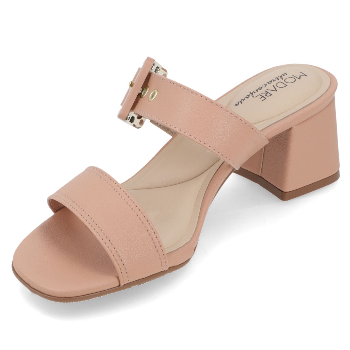 MODARE - Sandalias Taco Ancho Modare Beige
