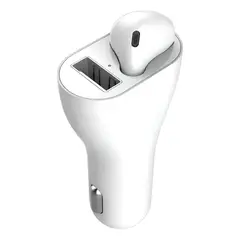 IMPORTCLICK - Audifonos Cargador Coche Bluetooth USB