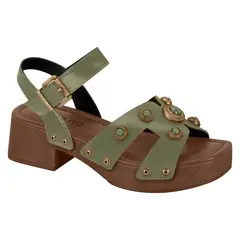 BEIRA RIO - Sandalias Taco Ancho Verde
