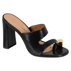 VIZZANO - Sandalias Taco Ancho Negro