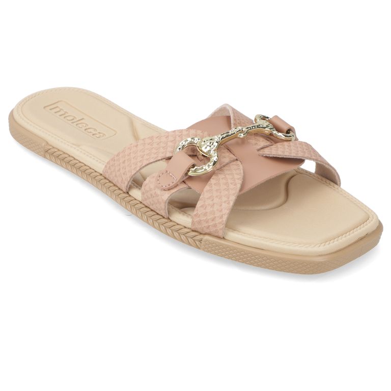 Sandalias planas Beige