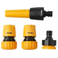 TOLSEN - Juego acoples manguera riego 4 piezas 1/2″ 57125