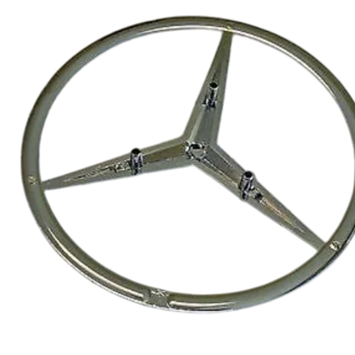 GENERICO - Emblema para Mercedes Benz Capo Estrella 114mm 3 Pines Traseros