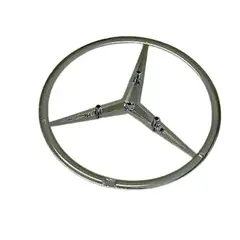 GENERICO - Emblema para Mercedes Benz Capo Estrella 114mm 3 Pines Traseros