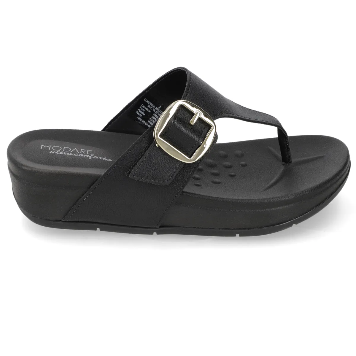 MODARE - Sandalias planas Modare Negro