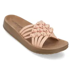 NEW WALK - Sandalias planas Beige
