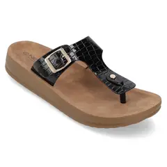 NEW WALK - Sandalias planas Negro