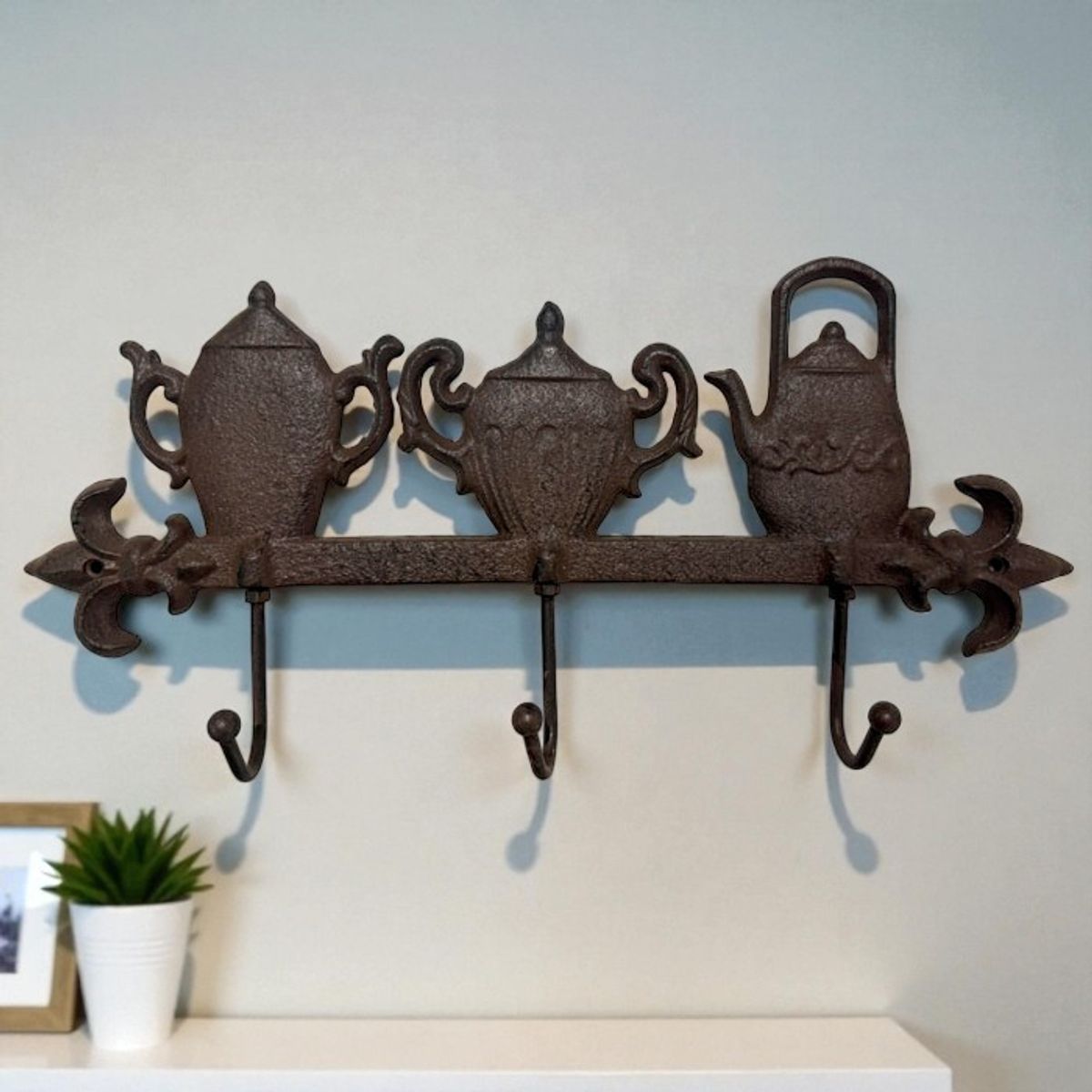 BRIC - Perchero Organizador De Pared De Hierro