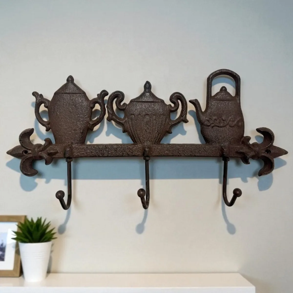 BRIC - Perchero Organizador De Pared De Hierro