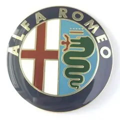 GENERICO - Insignia Emblema para Alfa Romeo 74mm