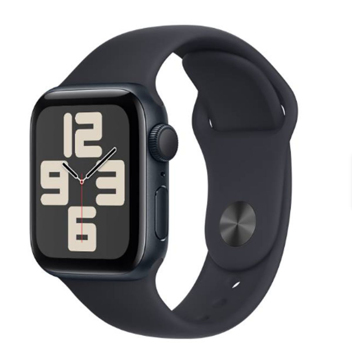 APPLE - Apple Watch SE 2024 GPS 44mm Midnight Sport Band M/L